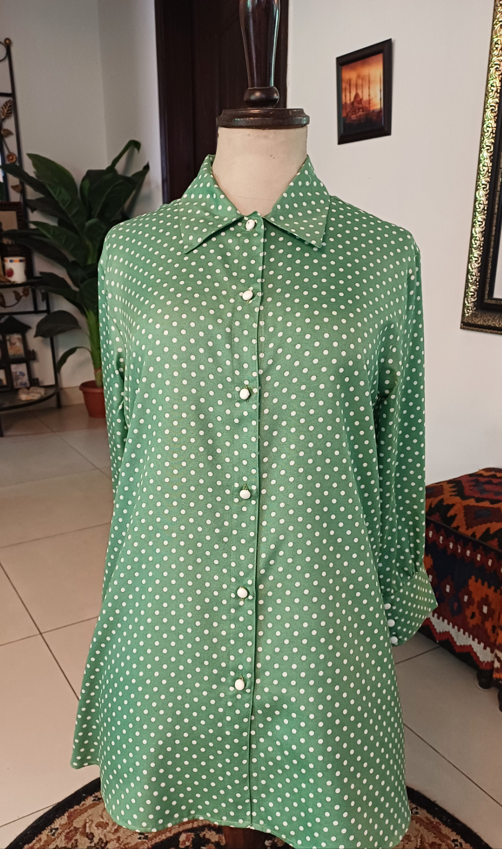 Girls' Green Top