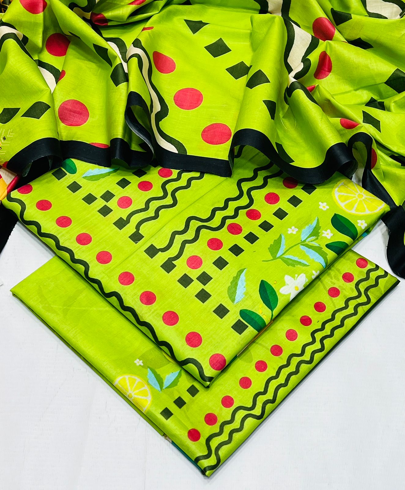 Asim Jofa - Digital printed 3 piece Co-ord Set
