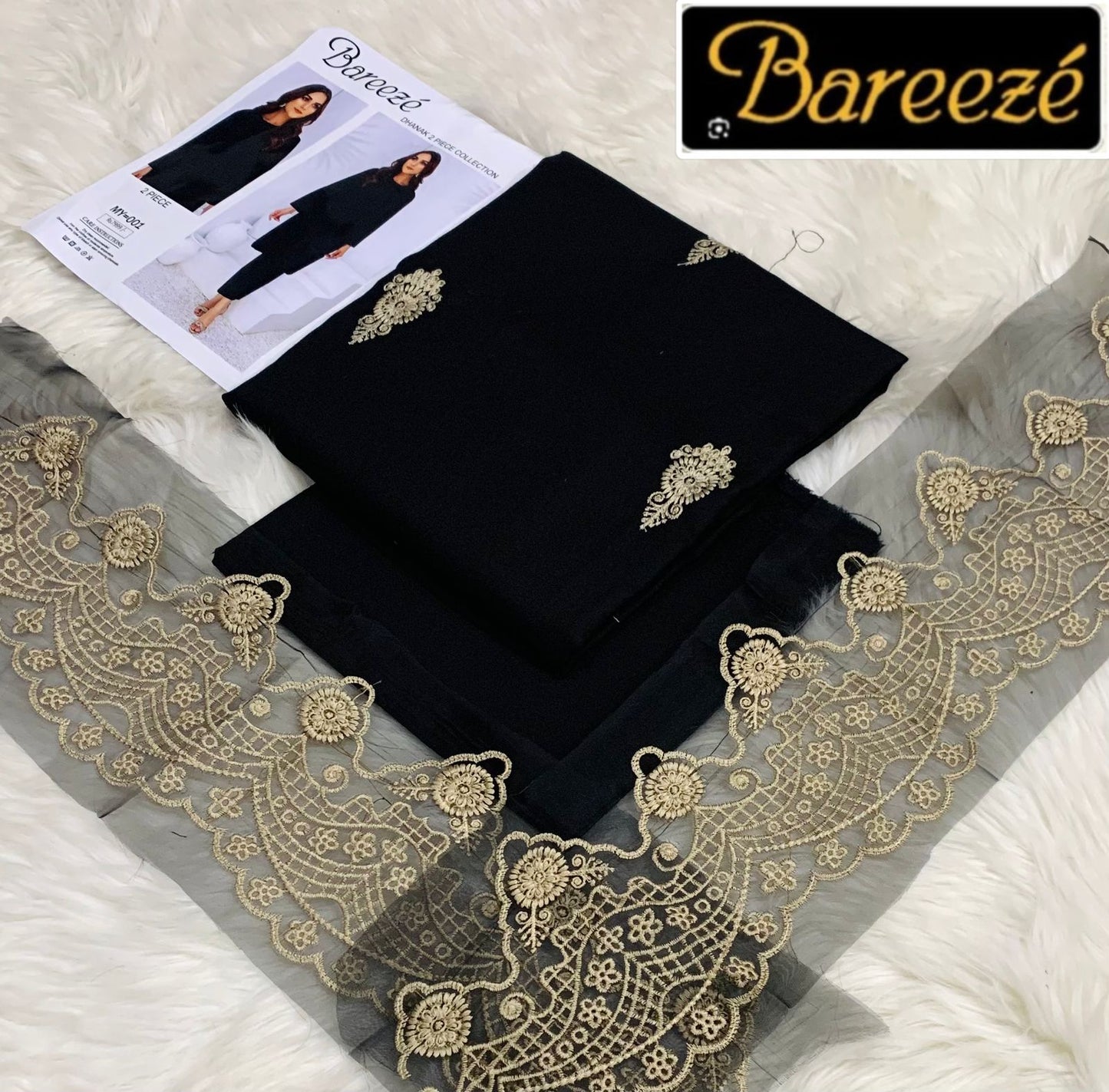 Bareeze 2-piece Dhanak suit