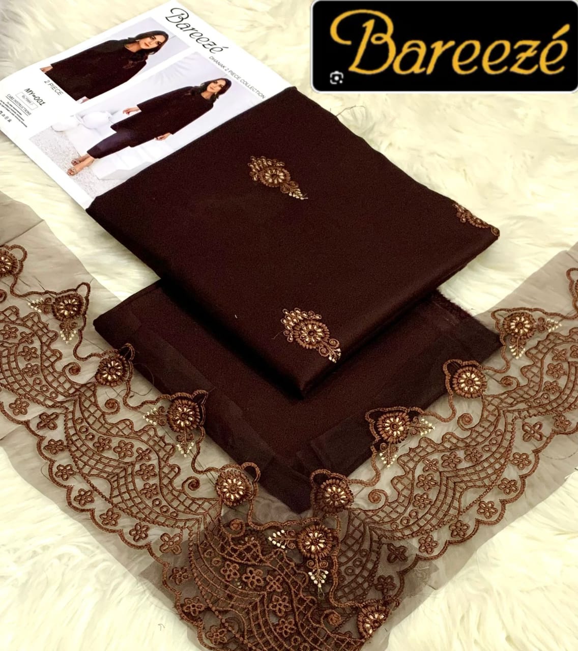 Bareeze 2-piece Dhanak suit