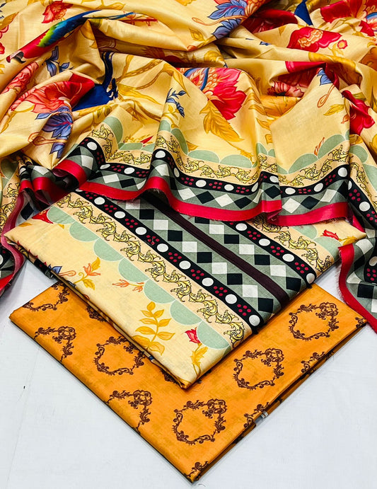 Asim Jofa - Digital printed 3 piece Co-ord Set