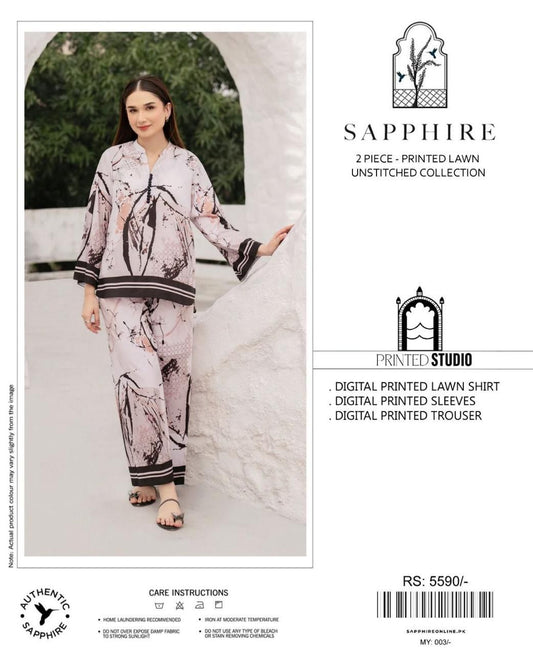 Sapphire - Digital printed 2 piece Co-ord Set
