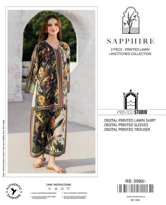 Sapphire - Digital printed 2 piece Co-ord Set