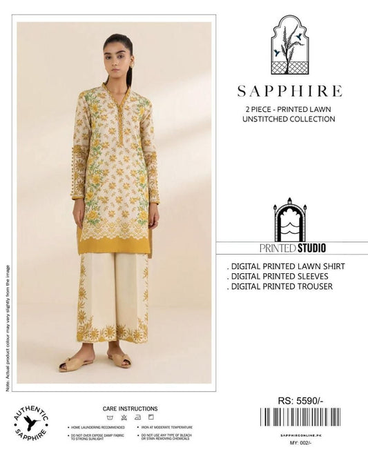Sapphire - Digital printed 2 piece Co-ord Set