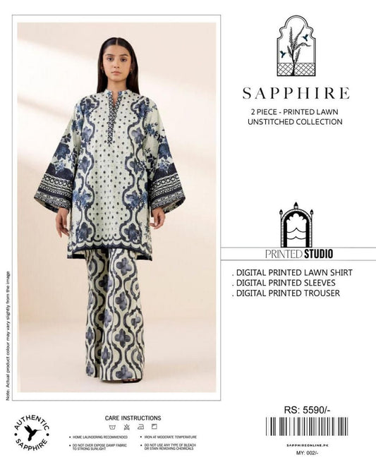 Sapphire - Digital printed 2 piece Co-ord Set