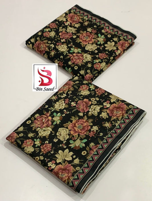 Bin Saeed - 2 piece Lawn all over suit