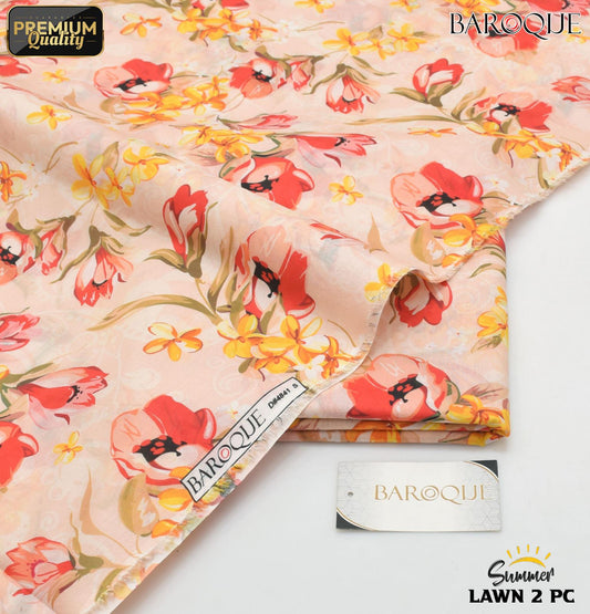 Baroque - 2 piece Lawn all over suit
