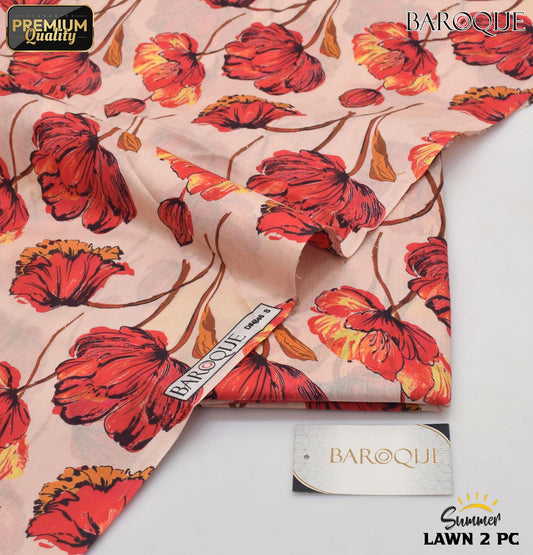 Baroque - 2 piece Lawn all over suit